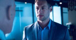 Two people. One listening and the other talking.