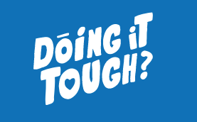 Doing it tough logo